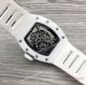 RM Factory Richard Mille RM055 White Ceramic Watch White Rubber Strap (5)_th.jpg